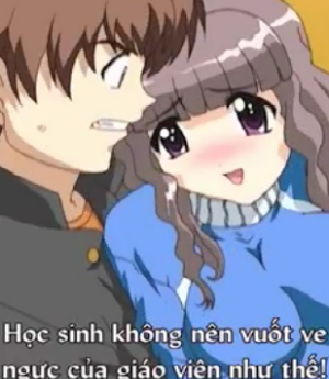 Chén Các Em Nữ Sinh Và Cô Giáo Xinh Đẹp